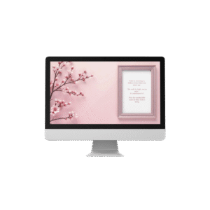 30 Day Auto Changing Christian Devotion 4K Wallpapers – Waiting for a Breakthrough with Cherry Blossom Theme