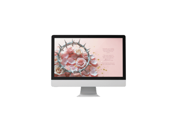 30 Day Auto Changing Christian Devotion 4K Wallpapers – Waiting for a Breakthrough with Crown of Thorns Theme