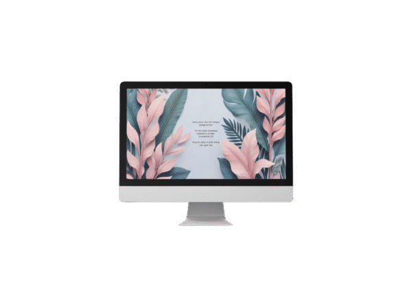 30 Day Auto Changing Christian Devotion 4K Wallpapers – Waiting for a Breakthrough Tropical Theme Digital Download