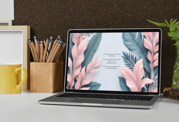30 Day Auto Changing Christian Devotion 4K Wallpapers – Waiting for a Breakthrough Tropical Theme Digital Download - Image 4