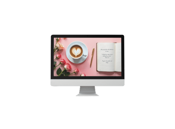 30 Day Christian Devotional 4K Wallpapers – Wrestling with Doubt or Crisis of Faith – Morning Devotion with Coffee – Auto Changing Digital Download