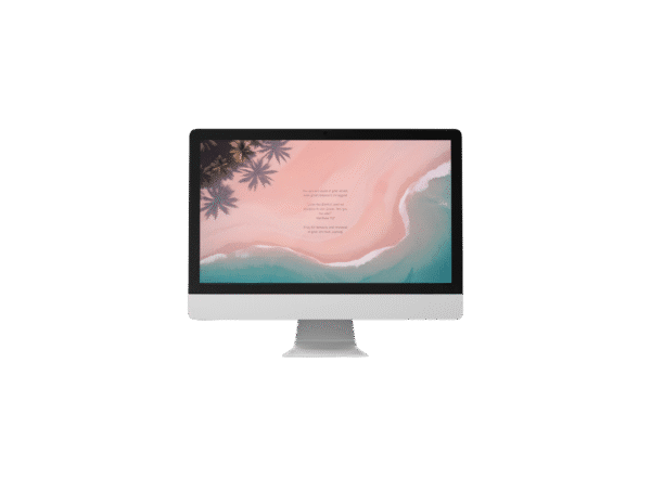 30 Day Auto Changing Christian Devotion 4K Wallpapers – Tropical Beach Theme for Doubt or Crisis of Faith
